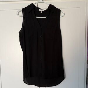 Express Black Sleeveless Blouse